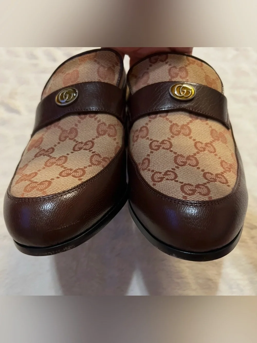 Gucci Monogram LOGO jacquard loafer, UK 5